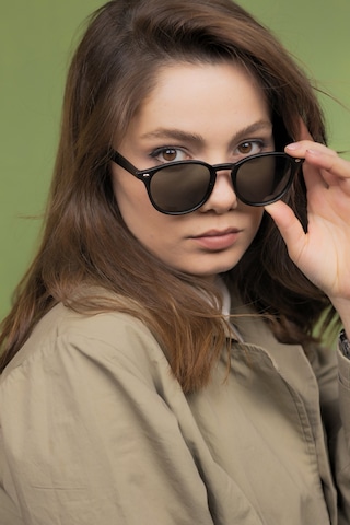Lunox LNX014 Philip Mat Siyah Polarize Unisex Güneş Gözlüğü