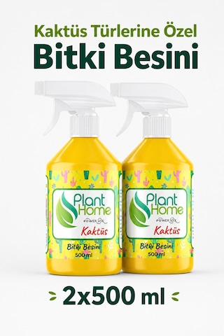 Bitki Besini İkili Set Kaktüs Ve Sukulentler İçin 2x500 Ml 1 L