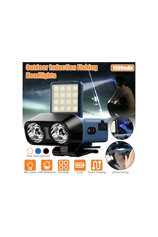 Süper Parlak Led Klipsli Kapak Işığı Şarj Edilebilir Sensörlü Siyah