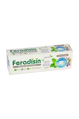 Feradisin Bitki Özlü Doğal Diş Macunu - Nane Ferahlığı