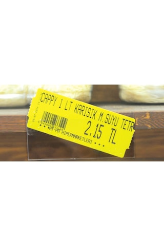 ŞEFFAF YAPIŞKANLI ETİKETLİK - 50 ADET