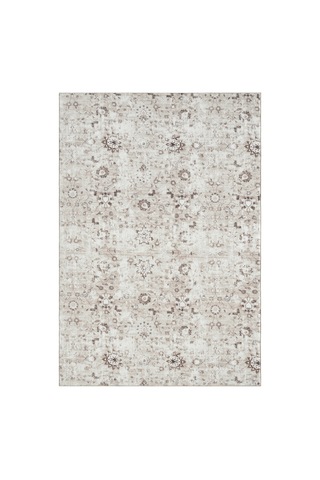 Raschel Carpet Premium Yıkanabilir Leke Tutmaz Modern Antik Bej Özel Seri Kaymaz Taban Halı Yolluk Bej