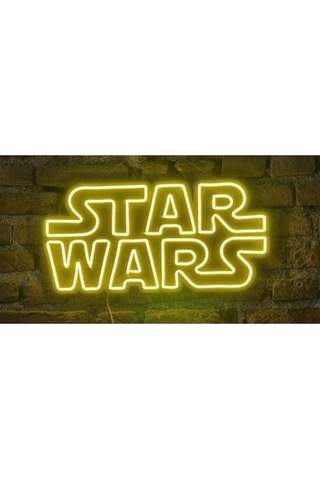 Sanec Star Wars Neon Ledli Duvar Aydınlatması Çok Renkli