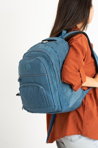Ultra Hafif Orta Boy Sırt Çantası Unisex Mavi Model: 571-3c - Mavi