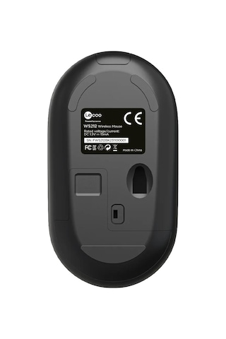 Lecoo Ws212 1600 Dpı 4 Tuşlu Kablosuz Siyah   Optik Mouse