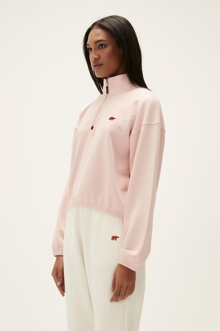 Bad Bear 22.04.12.004-c39 Scarlette Half Zip Kadın Sweatshirt 001