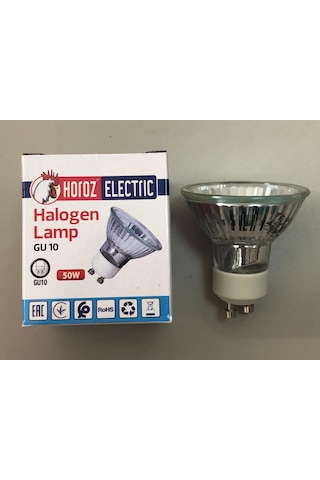 5 Adet 220v 50w Gu 10 Halojen Lamba Dimmer Uyumlu