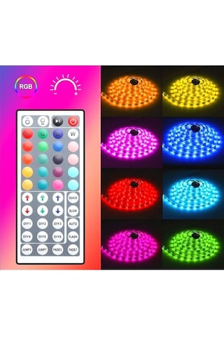 Cata Ct 4558 Rgb Şerit Led Seti 5 Mt Ct