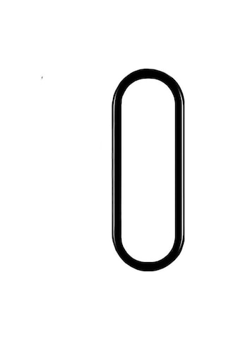 Wozlo Xiaomi Mi Band 5 / Mi Band 6 Uyumlu Nano Siyah Çerçeve 5d Tam Koruma Ekran Koruyucu