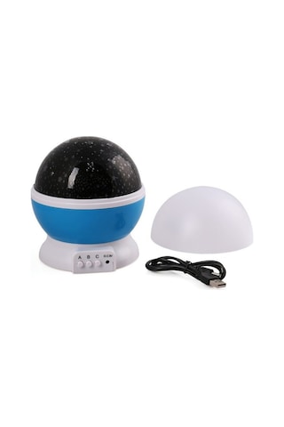 Dönen Projeksiyon Gece Lambası Star Master Ay Yıldız Duvar Led (404810359)