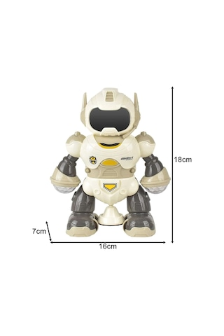 Rotating Müzikli Işıklı Ve Hareketli Dönen Akıllı Robot 0