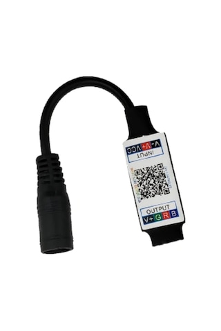 Bluetooth 6 Amper Rgb Led Kontrol Cep Telefonundan Siyah