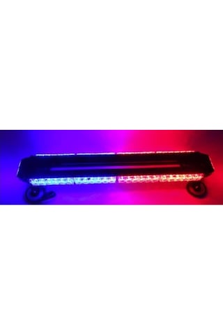 4 Yönlü 30 Ledli Kırmızı Mavi Acil Durum İkaz Lambası 27 Modlu 54