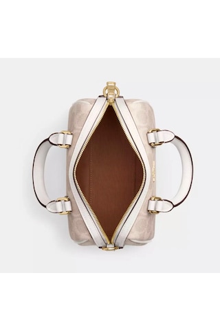Coach Mini Rowan Crossbody Kadın Çanta Krem - Krem