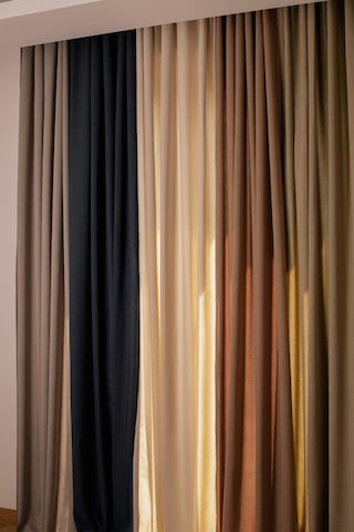 Olea 140x270 Cm 2 Adet Fon Perde İndigo Mavi