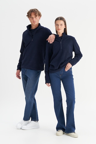 AC&Co / Altınyıldız Classics Erkek Lacı Anti-pilling Tüylenme Yapmayan Standart Fit Dik Yaka Polar Sweatshirt Lacı