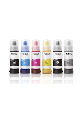 Plus L Serisi Muadil Mürekkepleri, Epson 103 Ecotank Photoink 4 Renk Set Mürekkep L6290 L6270 L6260 L4266 L4260 L6276 Diğer