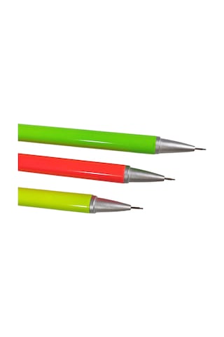 Metal Versatil Kalem Neon Renkli Uçlu Kalem 0.7 - Sarı