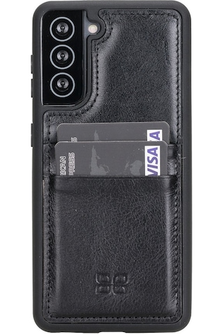 Bouletta Samsung Galaxy S21 Uyumlu Deri Arka Kapak FXCP RST1