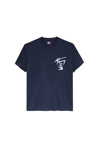 Tommy Jeans Erkek Tişört-dm0dm22553 Mavi