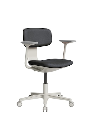 Tesla Comfort Çalışma Koltuğu - Koyu Gri Kumaş 61x74-86x60 Cm Siyah