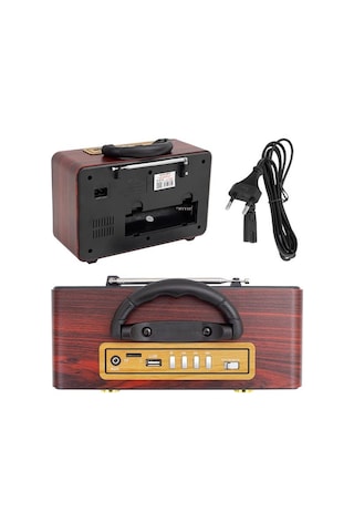 Magicvoice Mv-114bt Usb - Sd - Fm - Bluetooth Destekli Nostaljik Radyo
