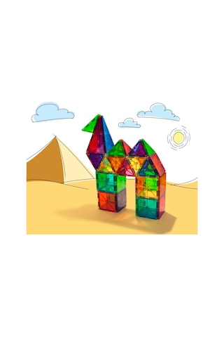 Magna-tiles Clear Color 100 Parça