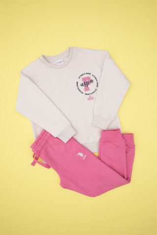 U.S. Polo Assn. Kız Çocuk Pembe Eşofman Takımı 50318958-VR049