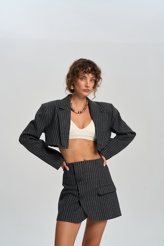 Mai Studios Co. Mai Collection Elegant Antrasit Ceket-etek Takım Antrasit