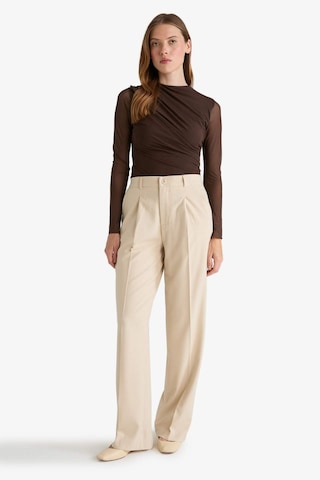 Defacto Slim Fit Dar Kesim Tül Uzun Kollu Çıtçıtlı Body G3075ax25aubn220 Kahve