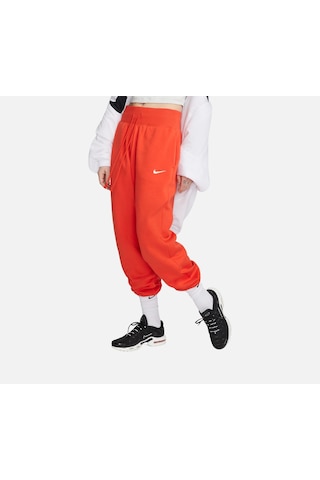 Nike Phoenix Fleece High-rise Yüksek Bel Kadın Eşofman Altı -sportxstore Turuncu