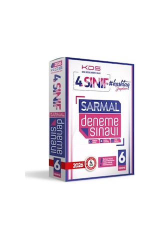2026 4.sınıf #Hashtag Kazanım Değerlendirme Sınavı 6lı Sarmal Deneme Paketi Türkiye Geneli