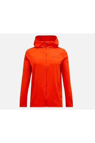 Peak Performance M Lıght Zıp Hood Kadın Günlük Sweatshirt G80288060t Kırmızı