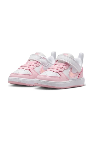 Nike Court Borough Low Recraft Bebek Pembe Beyaz Spor Ayakkabı / Sneaker - Dv5458-105