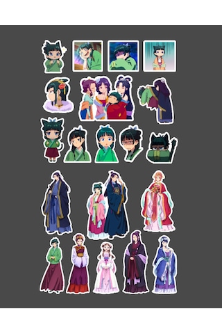 Eczacının Günlüğü Maomao - Kusuriya No Hitorigoto 2li Sticker Set-parlak Kağıt