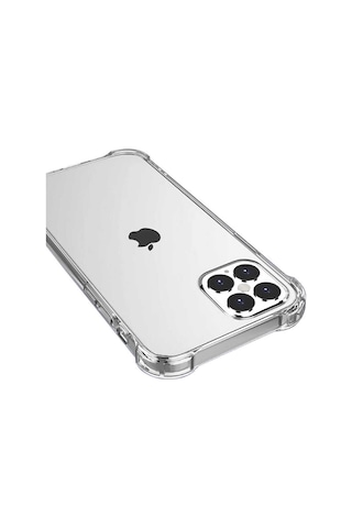 Nourthkiingdom Apple Uyumlu iPhone 12 Pro Max Nrtk Nitro Anti Shock Silikon-renksiz Renksiz