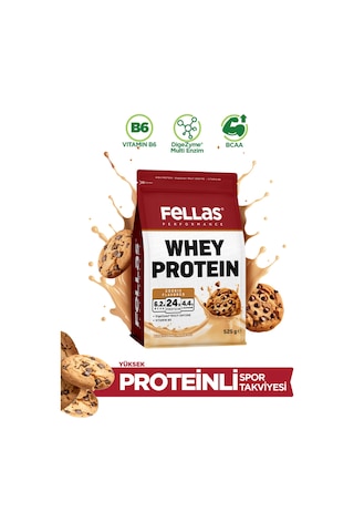 Fellas Whey Protein Tozu Doypack - Kurabiye Aromalı 525 G Kurabiye