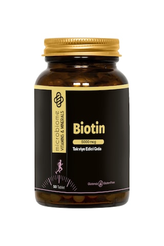 Microbiome Biotin 5000 Mcg 50 Tablet