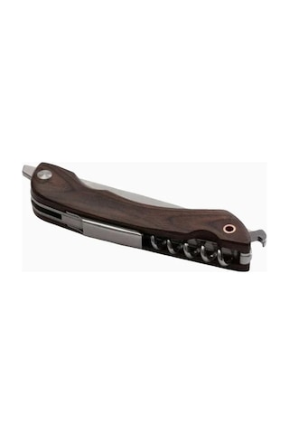 Barebones Provisions Corkscrew Çok Amaçlı Katlanır Kamp Bıçak Çok Amaçlı Kamp Çakı Kahverengi