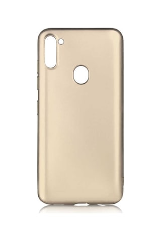 Samsung Galaxy Uyumlu A11 Kılıf Zore Premier Silikon Kapak-Siyah