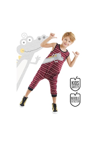 Denokids Komik Timsah Erkek Çocuk Tulum