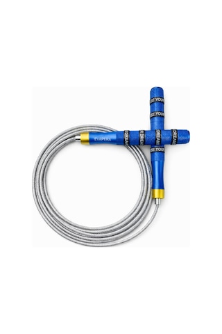 Evapera Profesyonel Speed Rope Atlama İpi Rulmanlı Bilyalı Hızlı Dönüş Fitness Crossfit & Boks İpi Mavi