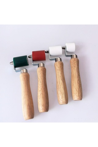 Xiyyadms 40mm Geniş Kırmızı Silikon Baskı Rulmanı - Su Geçirmez Membranlar İçin Isı Dayanıklı Kaynak Aleti Parçası