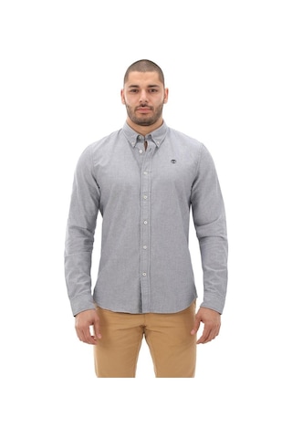 Timberland B0a6gpnb681-r Oxford Shirt Erkek G& Ouml Mlek Gri-2810 Gri