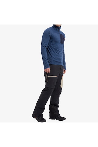 McKinley Mc Kinley Tampo Iı Half Zip Uzun Kollu Erkek Mavi Üst 428934 Mavi
