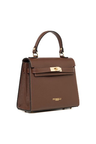D223 Chocolate Portföy Çantası Kadın Katıa Piumelli Milano Bag D223 Chocolate