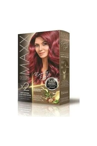 Maxx Deluxe Saç Boyası Set Nar Kızılı 5/65