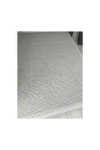 Çamaşırmakinasında Yıkanabilen Özel Ölçü Yapılabilen İnce Halı Gri