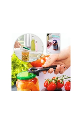 2 Adet Renkli Kavanoz Konserve Açacağı Kavanoz Kapağı Açacağı Karışık