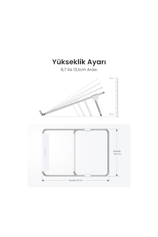 Ugreen Ayarlanabilir Katlanabilir Masaüstü Notebook Standı, 80348